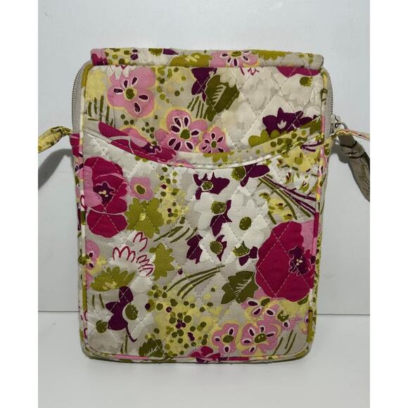 Vera Bradley MAKE ME BLUSH Mini Hipster Crossbody Handbag Quilted Ivory Floral - Picture 3 of 7